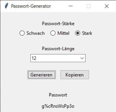 Passwort Generator